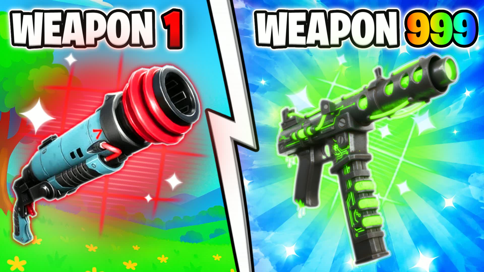 ☀️SUMMER GUN GAME 🔫 ONE SHOT 🎯 — Fortnite Creative map