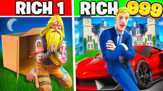 RICH TYCOON ⭐ — Fortnite Creative map