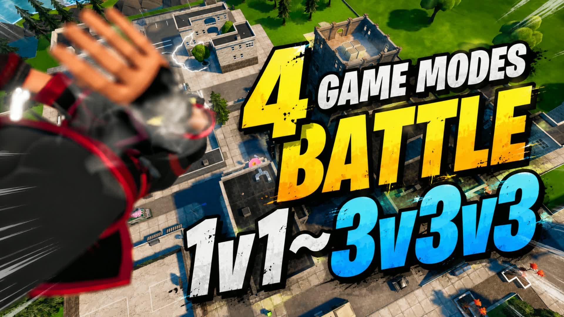 4 GAME MODES BATTLE《1v1~3v3v3》 ~4種競技Ⅱ~ — Fortnite Creative map