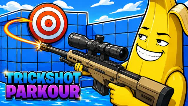 ⭐️ SUPER SNIPER TRICK SHOT PARKOUR 🎯 — Fortnite Creative map