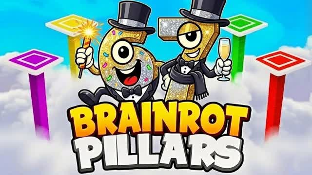 Brainrot Pillars — Fortnite Creative map cover art