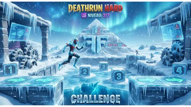 Deathrun-Hard : Frosty (3/7) — Fortnite Creative map