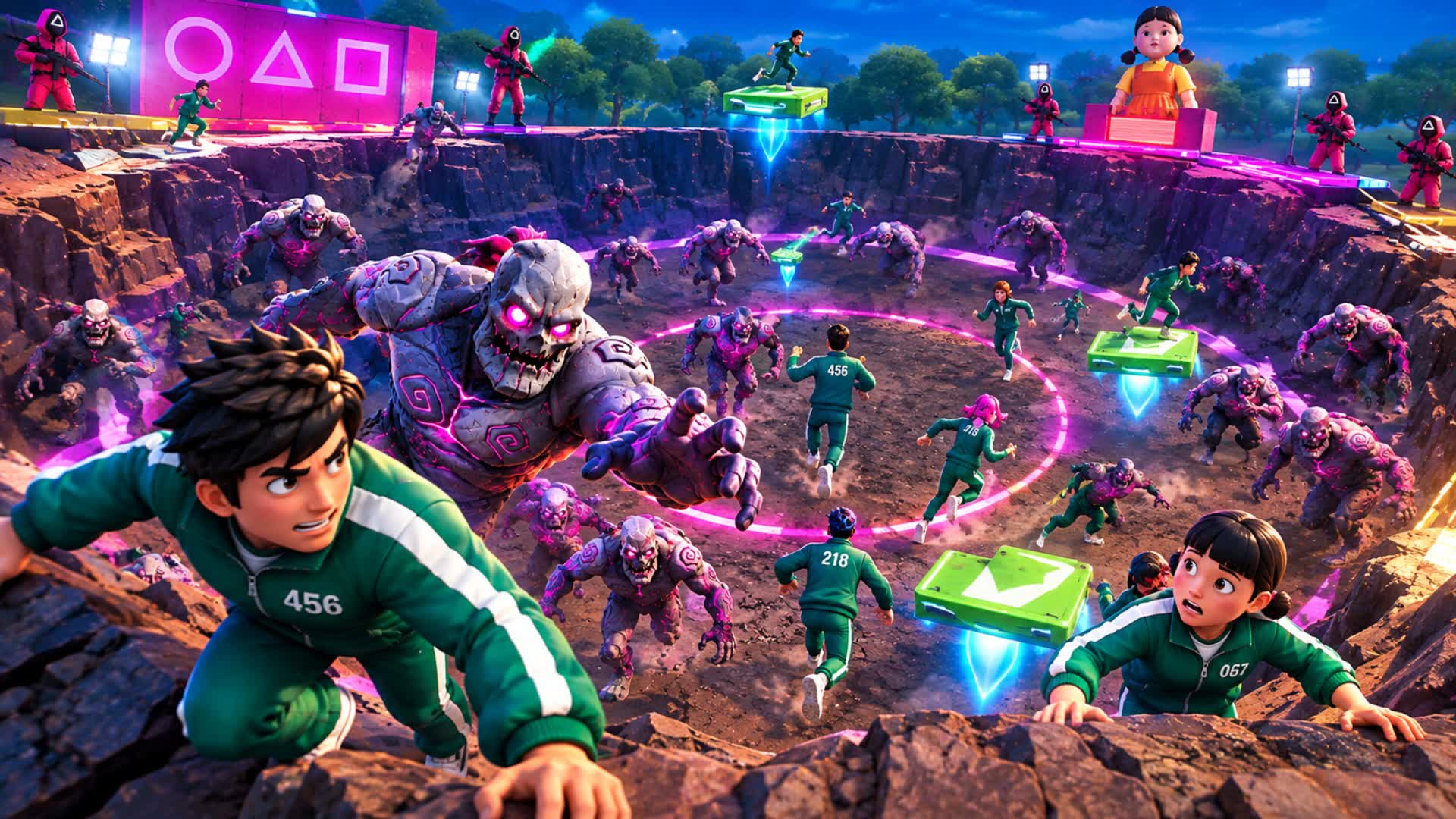 SUPER ZOMBIE BATTLE - ZOMBIE GAME — Fortnite Creative map