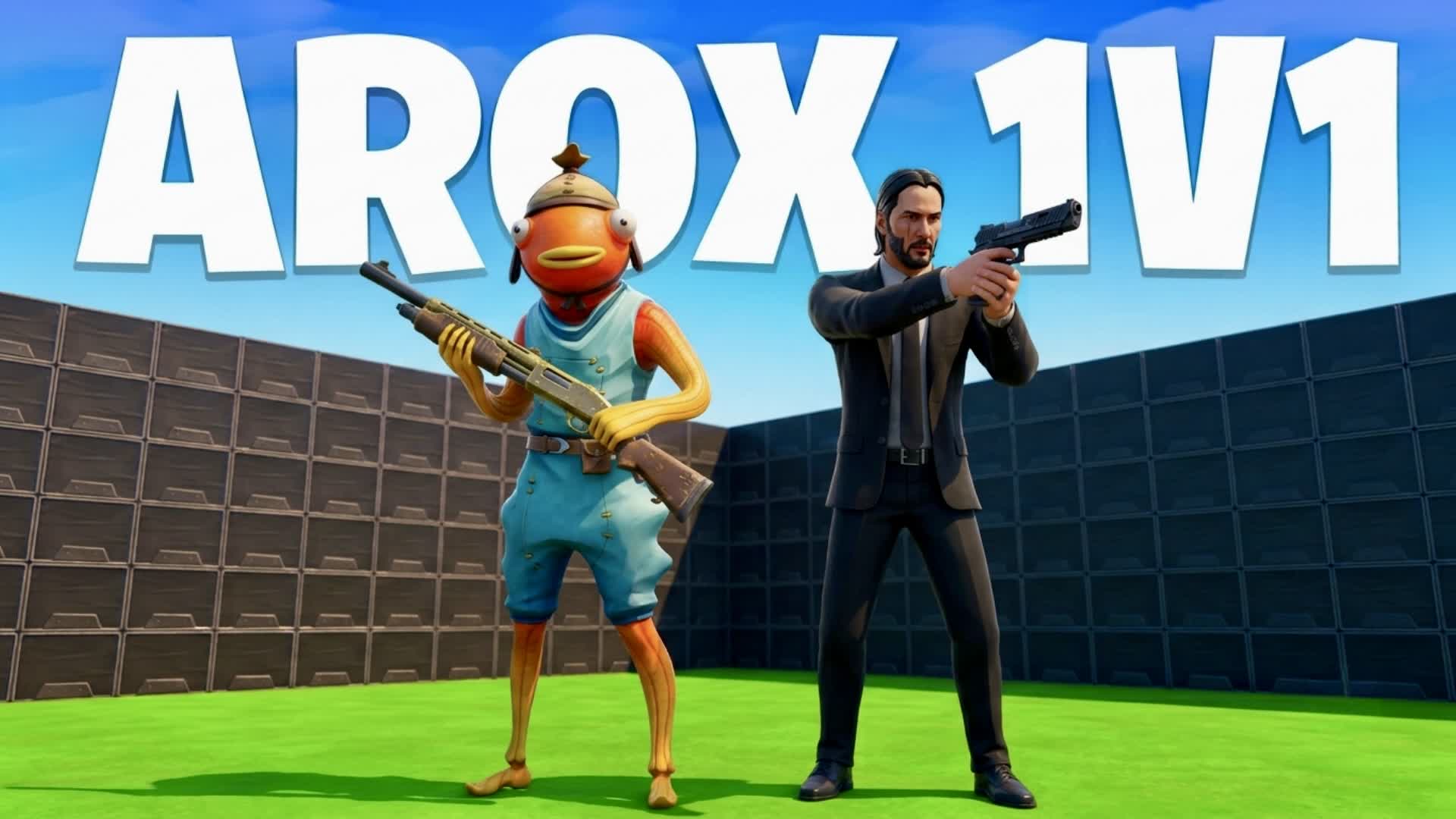 AROX 1V1 WITH EVERY GUN — Fortnite Creative map