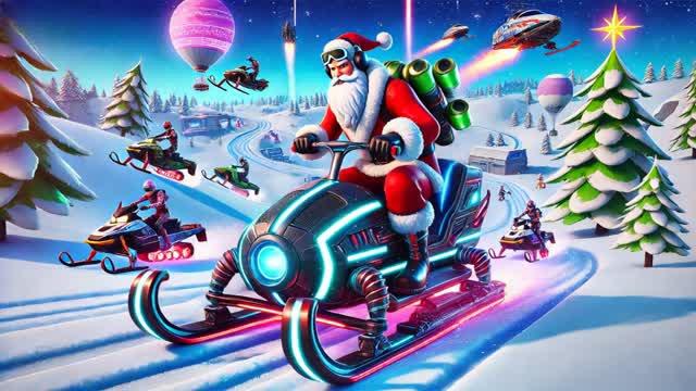 🎅 SANTA CHRISTMAS RACE 🎅 — Fortnite Creative map
