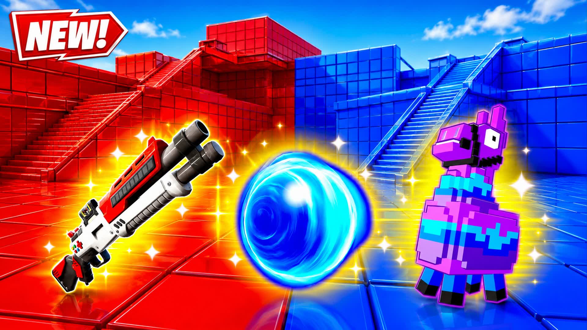 RED VS BLUE CONFIDENT TIMING 🔴🔵 — Fortnite Creative map