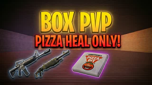 BOX PVP PIZZA HEAL ONLY! — Fortnite Creative map cover art
