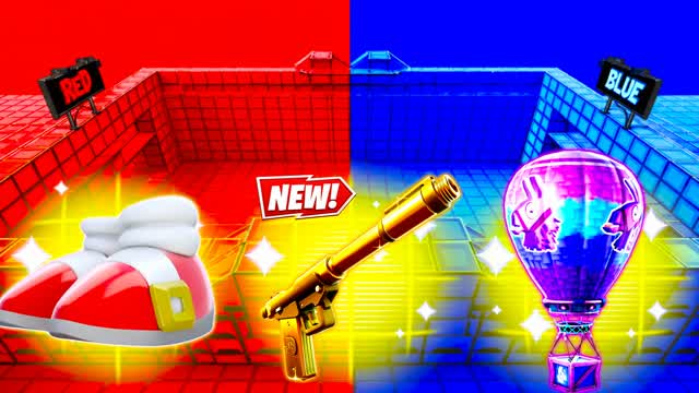 RED VS BLUE HELP YOUR TEAM 🔵🔴 — Fortnite Creative map