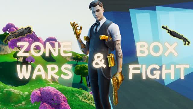 STARK Zone Wars & Box Fight — Fortnite Creative map cover art