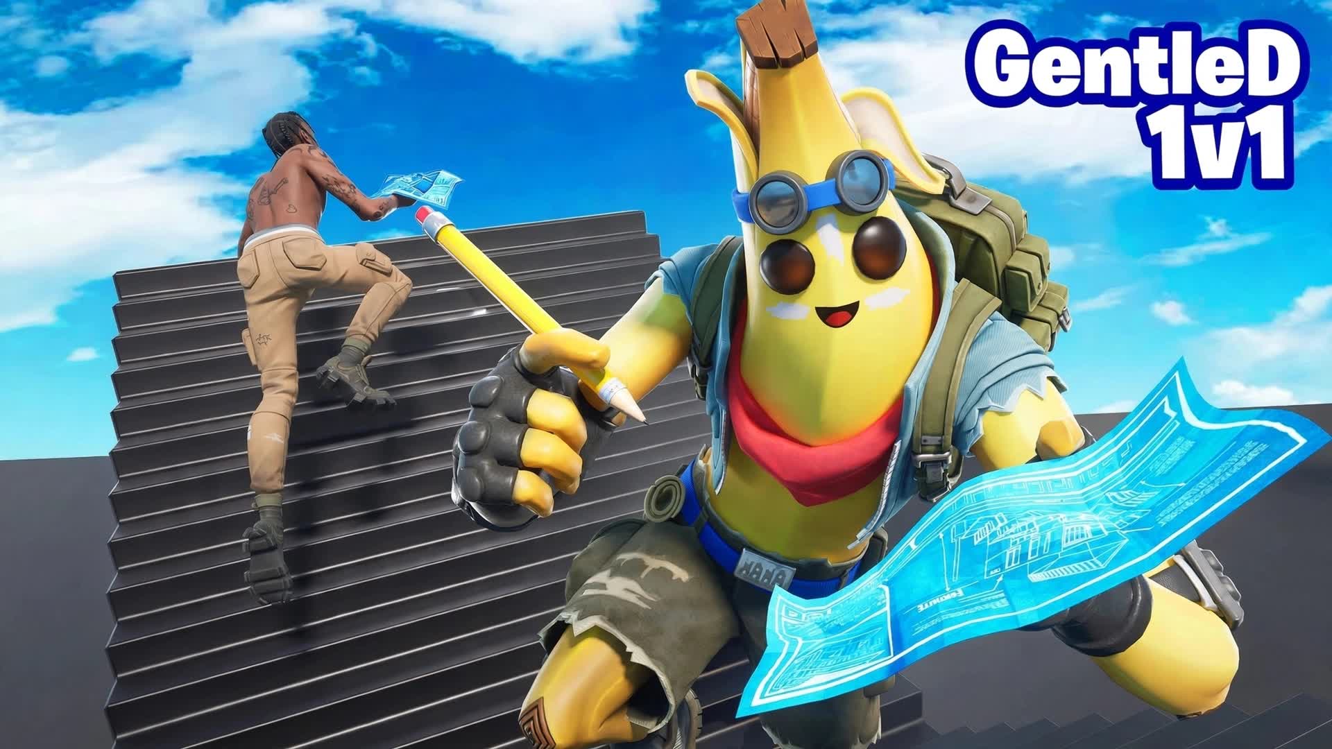 GentleD 1v1 (Build Fights) — Fortnite Creative map