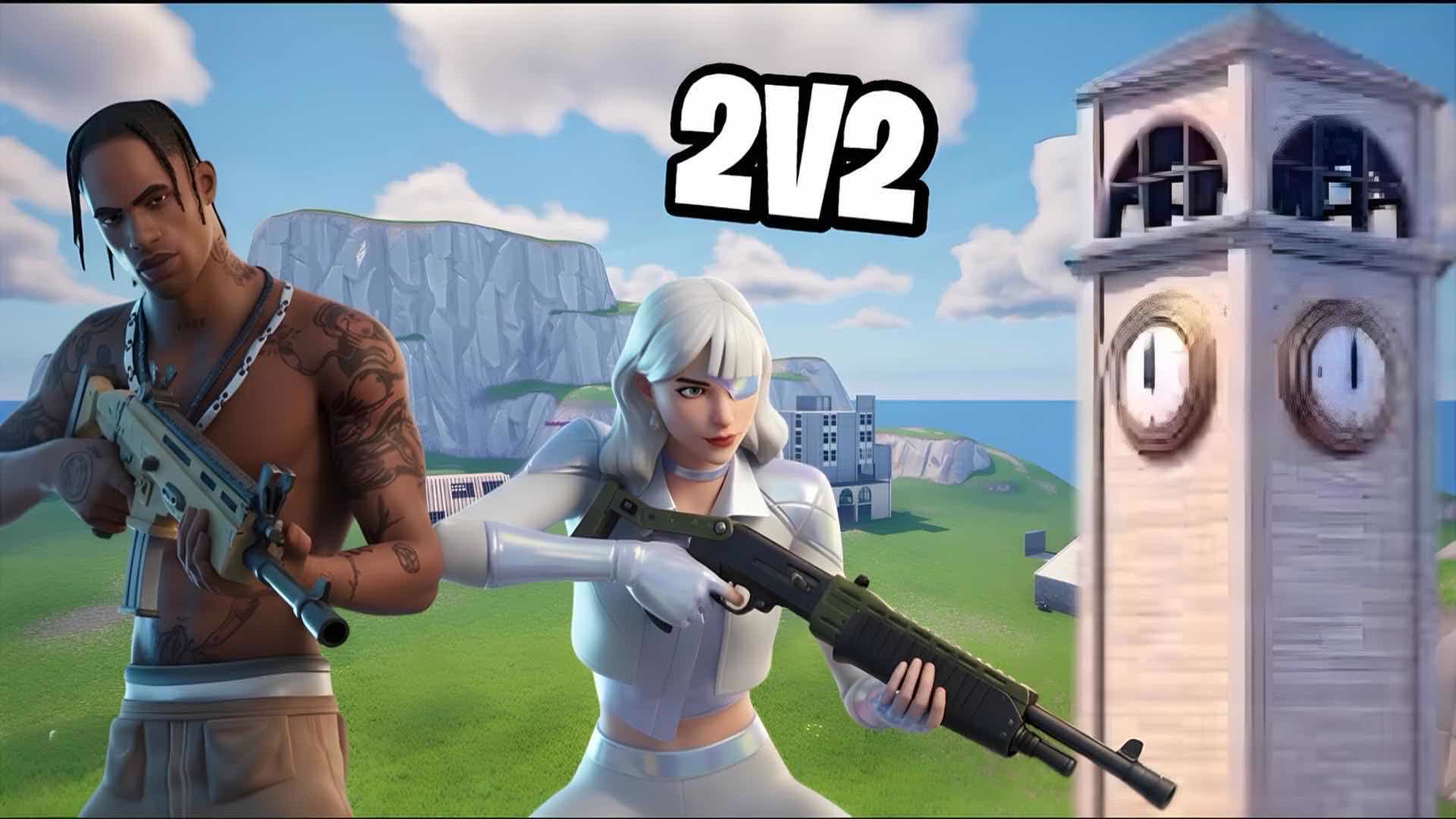 M77 2V2 ZONE — Fortnite Creative map