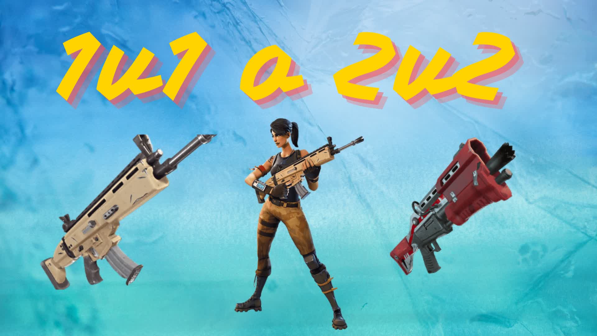 1v1 o 2v2 — Fortnite Creative map