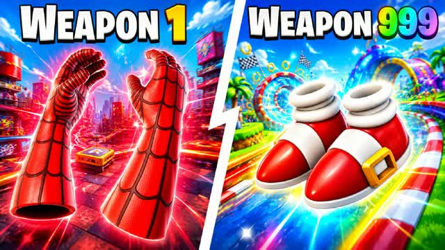BEST GUN GAME ♾️ — Fortnite Creative map