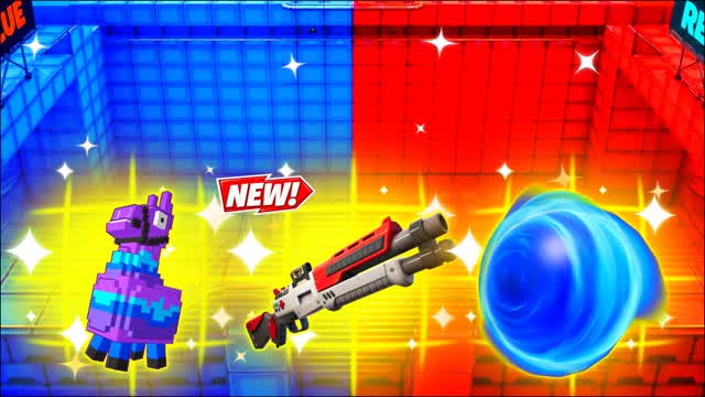 RED VS BLUE MOON DANCE 🔴🔵 — Fortnite Creative map cover art