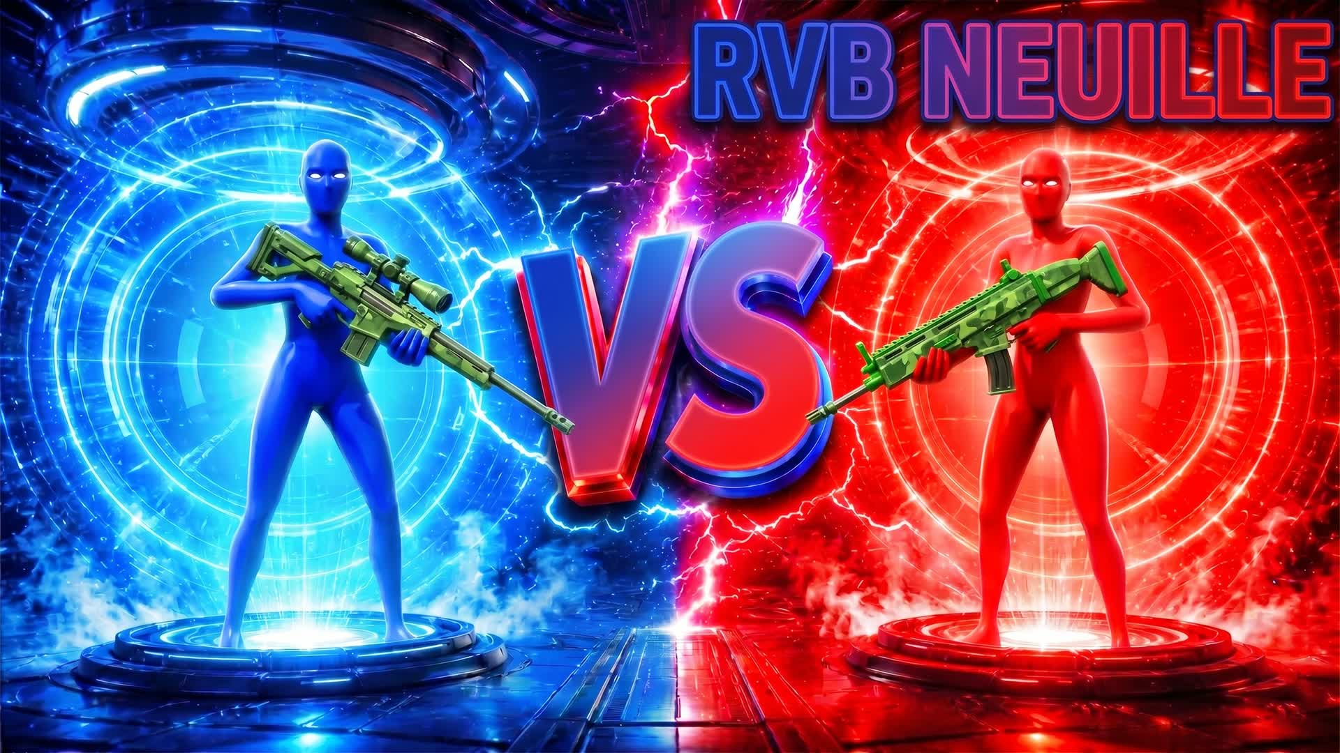 RED VS BLUE NEUILLE — Fortnite Creative map