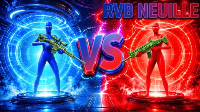 RED VS BLUE NEUILLE — Fortnite Creative map