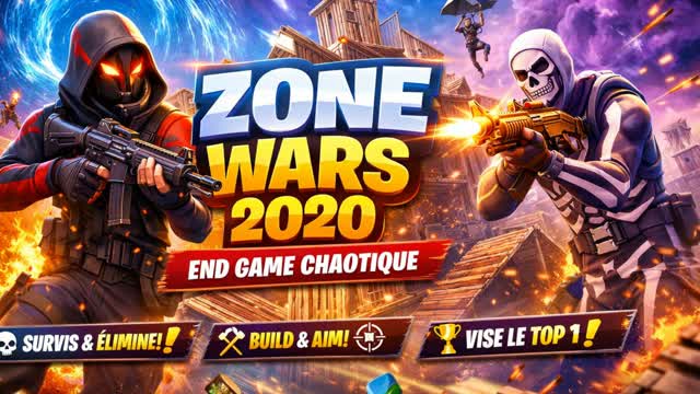 zone wars 2020 — Fortnite Creative map cover art