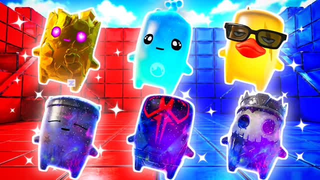 BLUE VS RED CLEAN STEP 🔵🔴 — Fortnite Creative map
