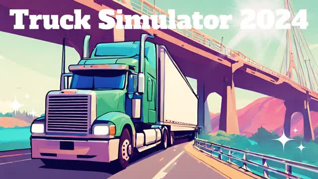 Truck Simulator 2024 🚛 — Fortnite Creative map cover art