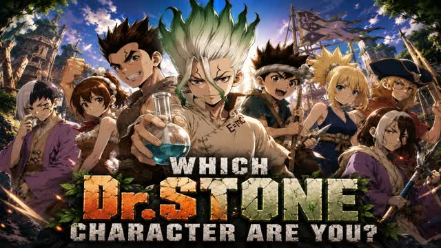 Which Dr. Stone Character Are You? — Fortnite Creative map cover art