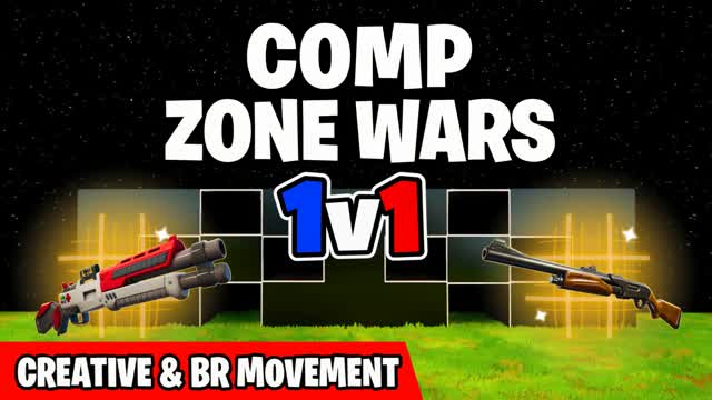 1v1 Comp Zone Wars — Fortnite Creative map