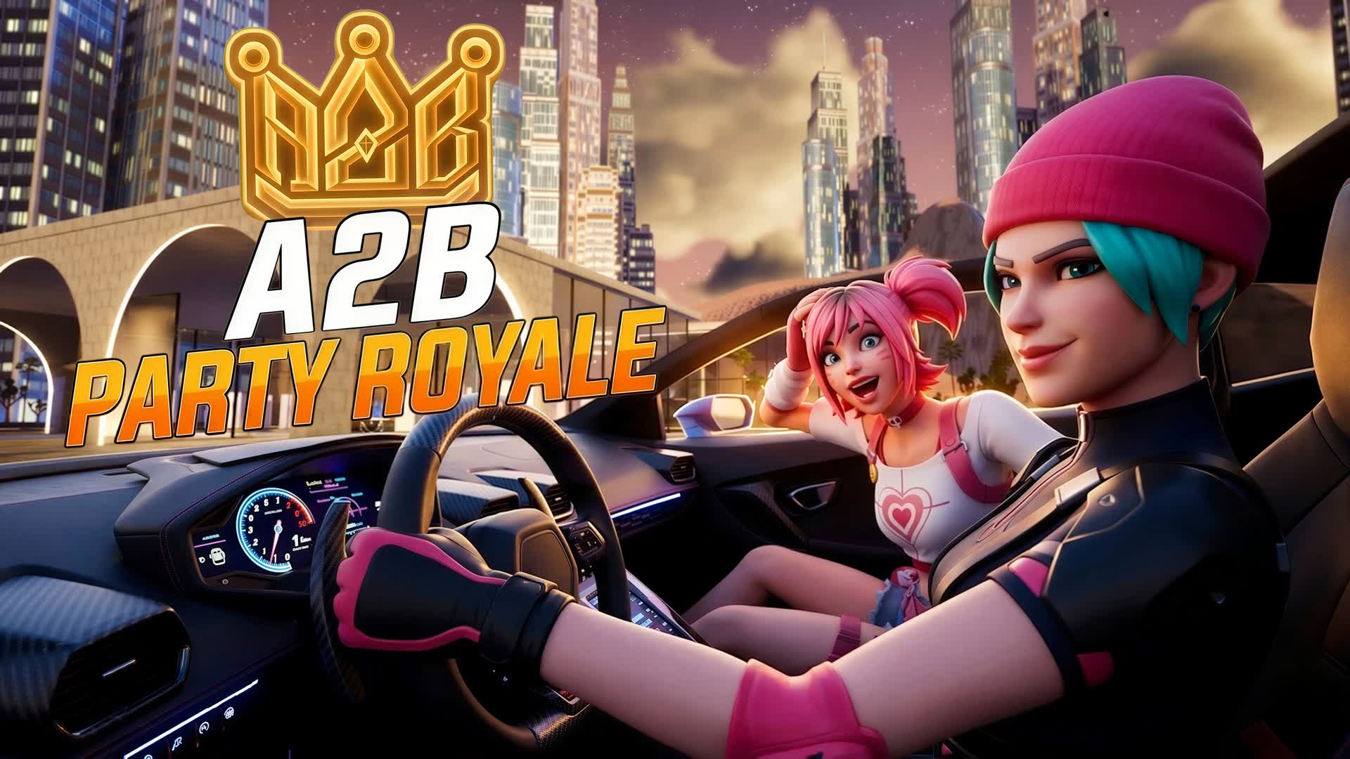 A2B PARTY ROYALE — Fortnite Creative map