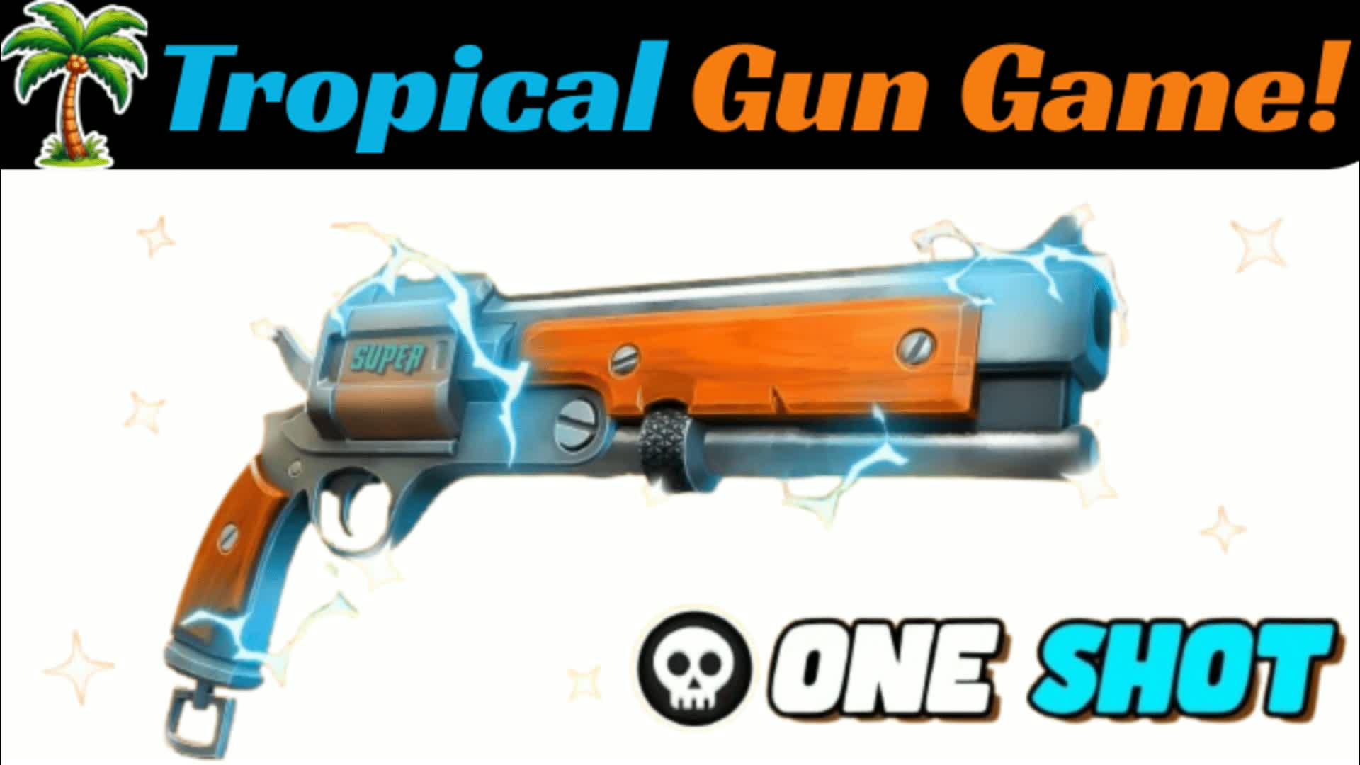 🌴 TROPICAL ONE SHOT GUN GAME — Fortnite Creative map
