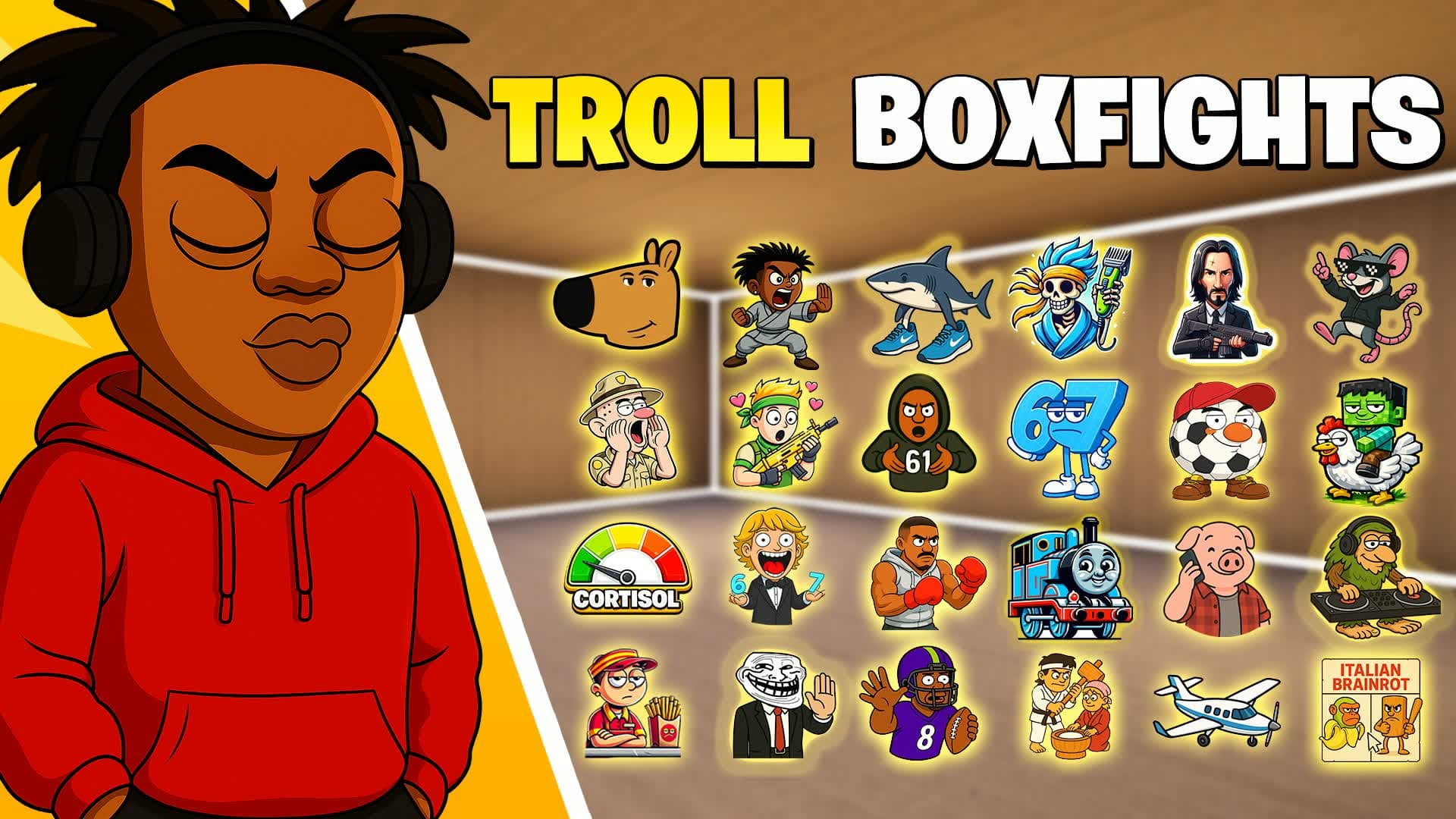 TROLL BOX PVP - BOX FIGHTS (BOX) — Fortnite Creative map