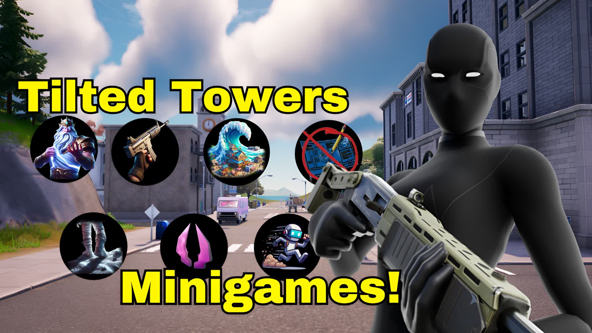 🎲Tilted Towers Minigames🎲 — Fortnite Creative map