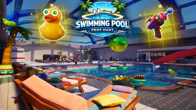 PROP HUNT SWIMMING POOL — Fortnite Creative map