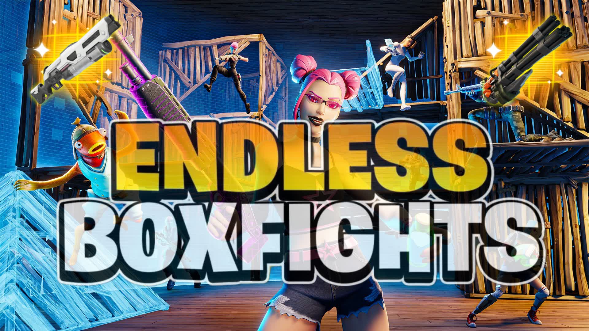 Endless Box Fights — Fortnite Creative map