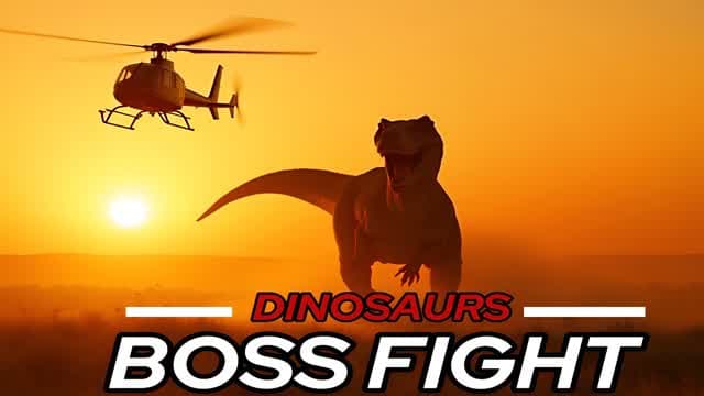 DINOSAURS BOSS FIGHT — Fortnite Creative map