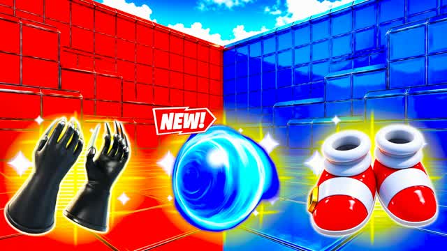 RED VS BLUE TAKE THE CROWN 🔴🔵 — Fortnite Creative map cover art