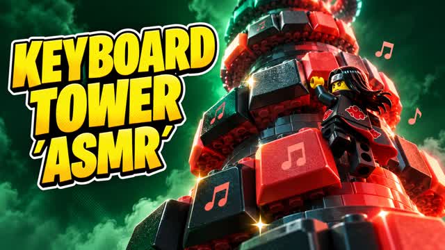 🎶 GO UP KEYBOARD TOWERS 🎵 MEME SONGS — Fortnite Creative map