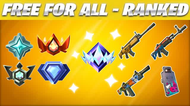 FREE FOR ALL - RANKED — Fortnite Creative map cover art