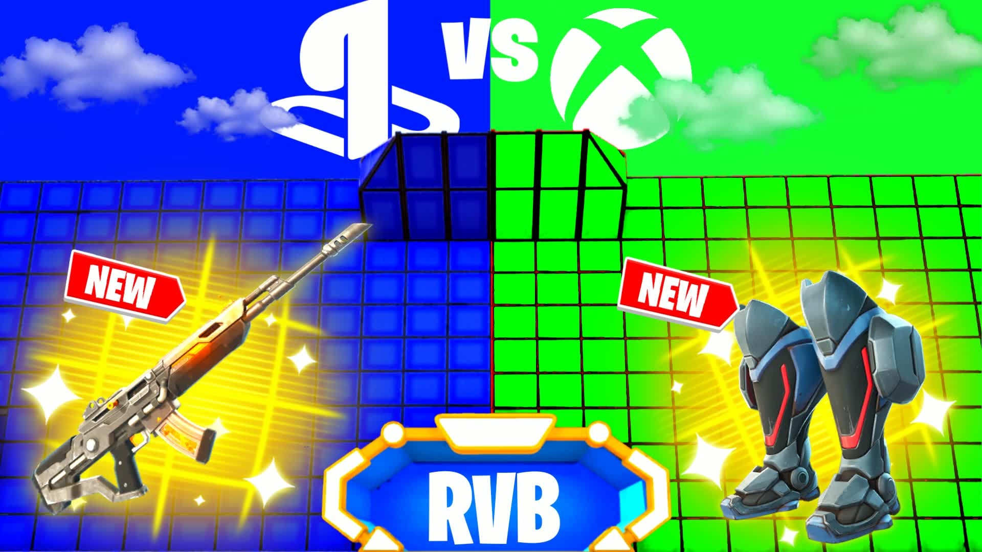 RVB XBOX VS PLAYSTATION π’π΅ β Fortnite Creative map