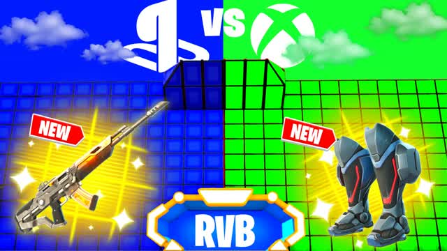 RVB XBOX VS PLAYSTATION 🟢🔵 — Fortnite Creative map