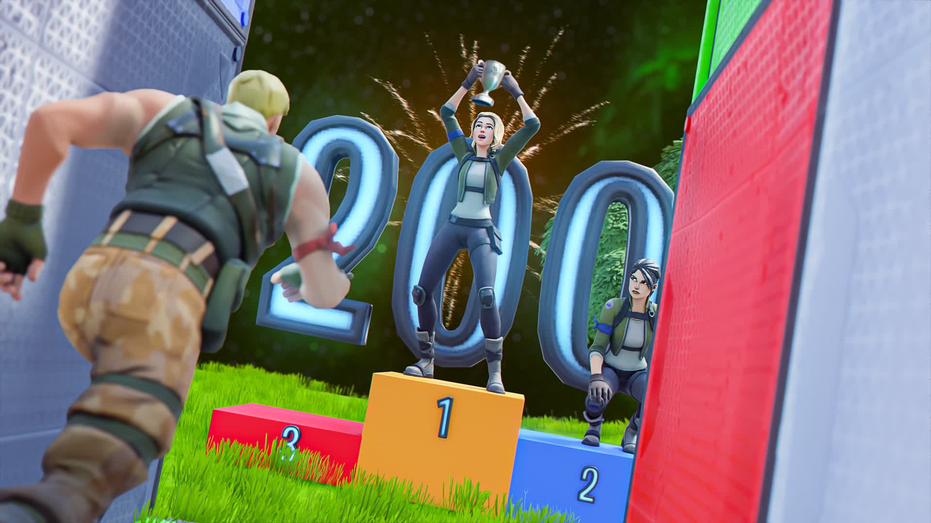 200 Level Default Deathrun — Fortnite Creative map