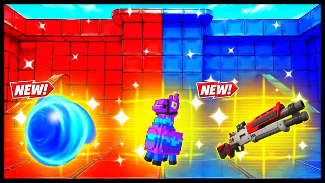 RED VS BLUE TARGET STUDY 🔴🔵 — Fortnite Creative map