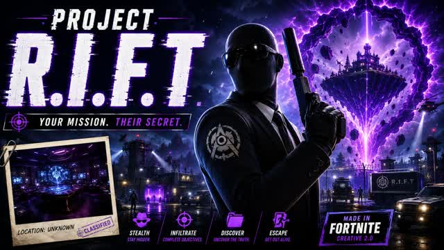 Project R.I.F.T - Gun game — Fortnite Creative map