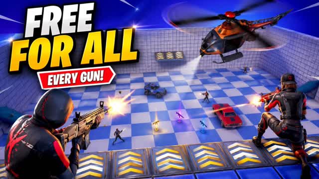 THE BOX FREE FOR ALL — Fortnite Creative map cover art
