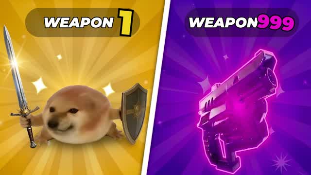 WHAT THE DOG DOING - GUNGAME🐶 — Fortnite Creative map
