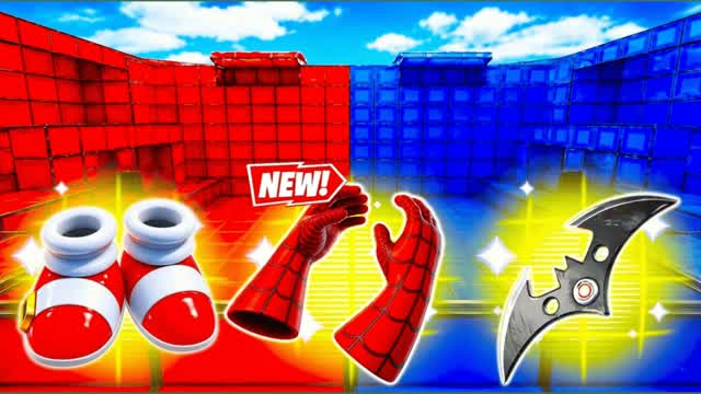 RED VS BLUE IMPACT  PRESENT🔴🔵 — Fortnite Creative map
