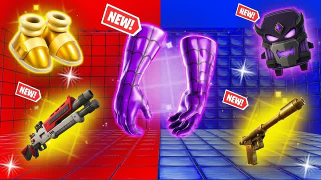 RED VS BLUE VIP 🔴🔵 — Fortnite Creative map cover art