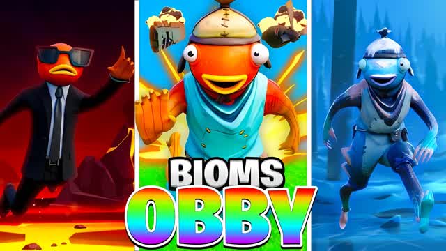 ☁️BIOMS OBBY☁️ — Fortnite Creative map