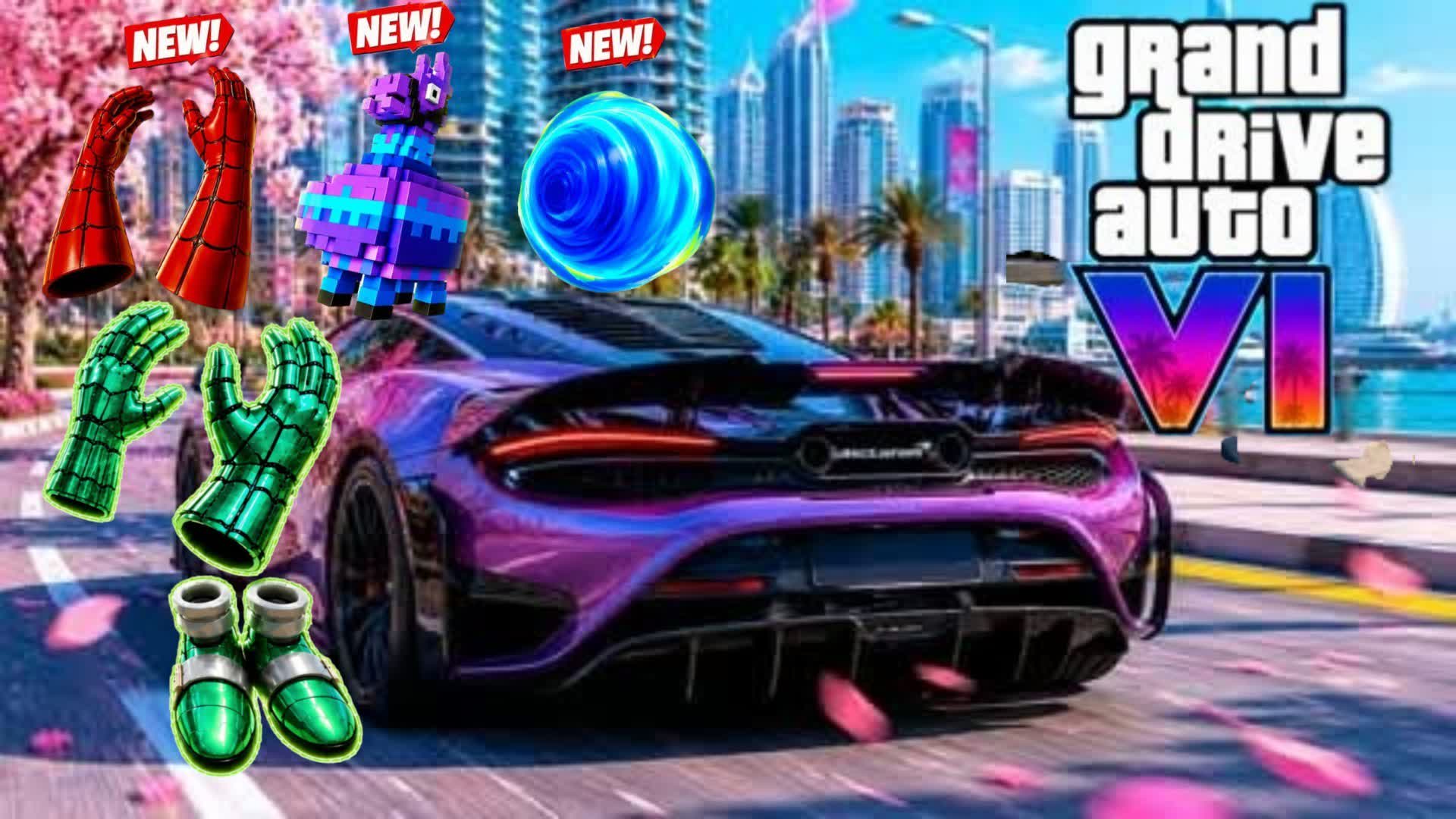 MEGA ISLAND CUSTOM DRIVING 🌍 — Fortnite Creative map
