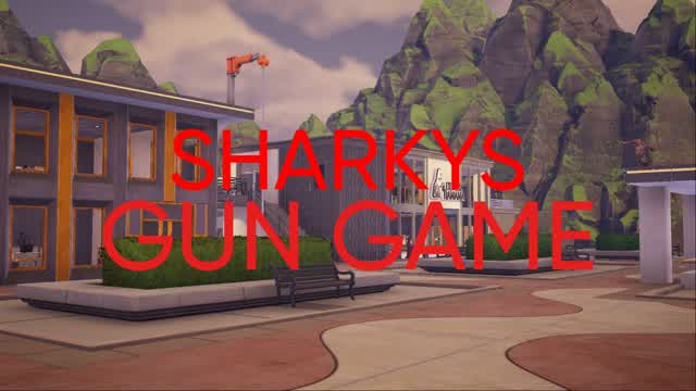 Sharky's Gun Game — Fortnite Creative map cover art
