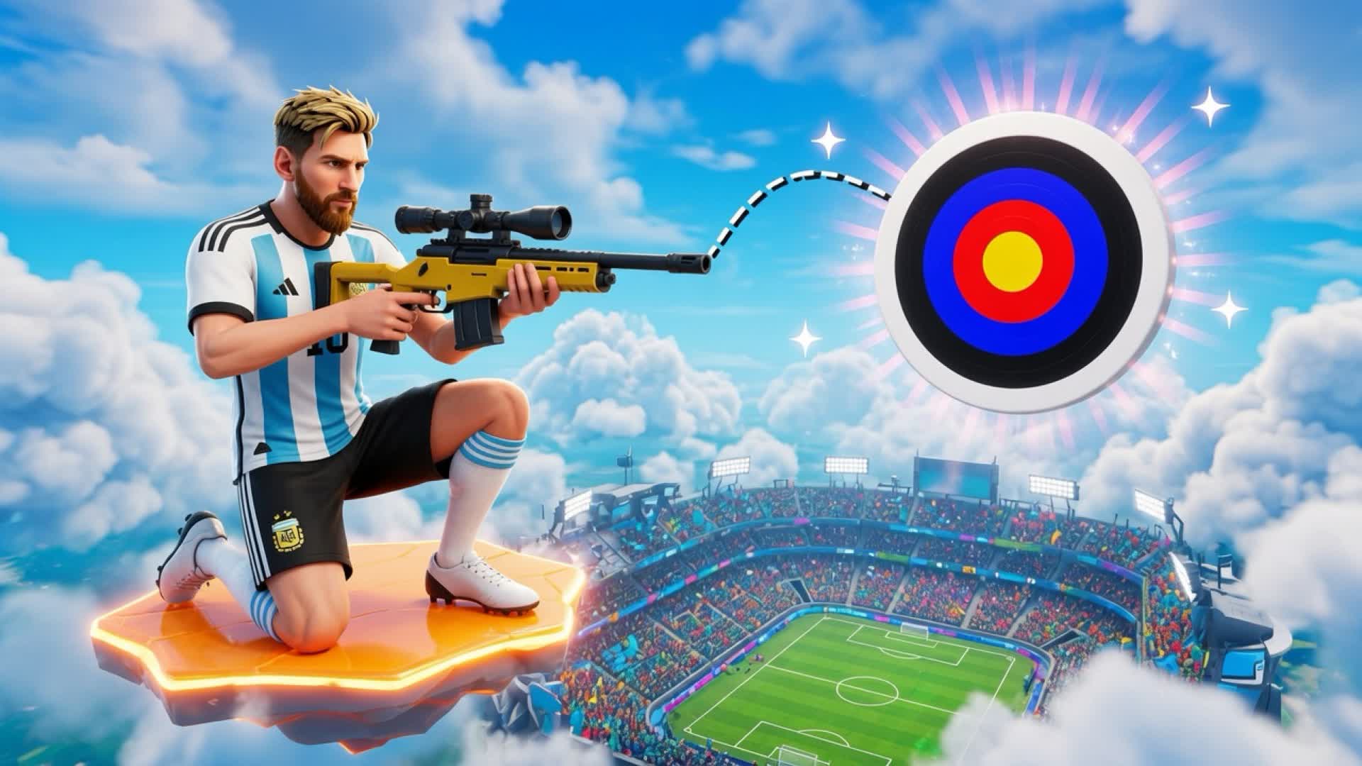 MESSY TRICKSHOT🎯⚽️ — Fortnite Creative map