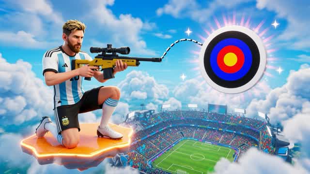 MESSY TRICKSHOT🎯⚽️ — Fortnite Creative map