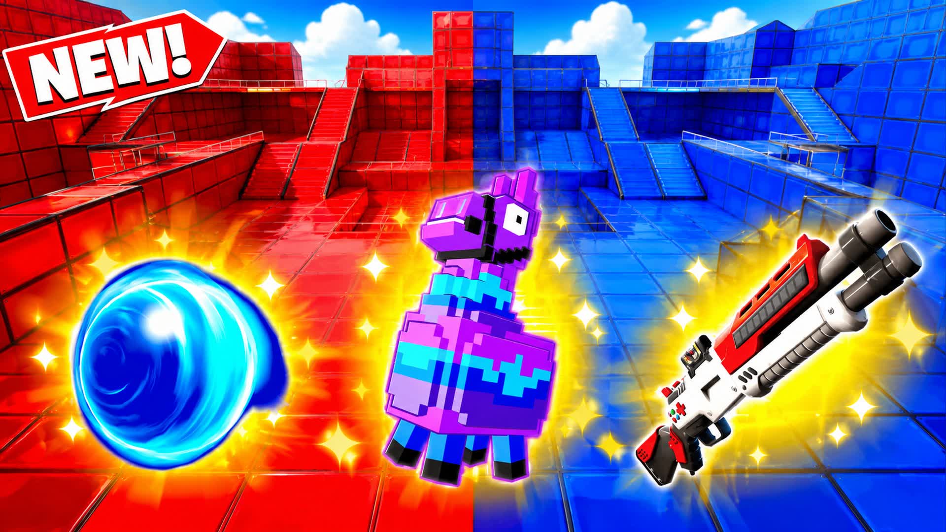 RED VS BLUE POLAR COMPOSURE 🔴🔵 — Fortnite Creative map